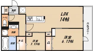D-residence八幡町【3階】の間取り