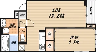 サニーレジデンス高槻本町の間取り