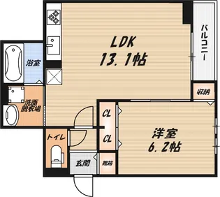 サニーレジデンス高槻本町の間取り