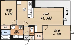 D-residence桜井の間取り