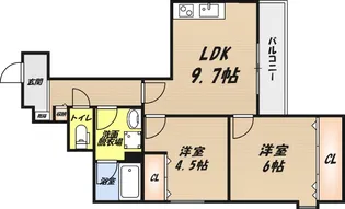 Healing Grace B棟【3階】の間取り