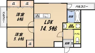 サイアミーズ春日町の間取り