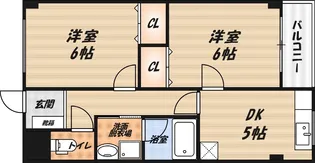 コーポ望月1棟【4階】の間取り