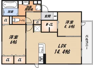 Mellow Stage【2階】の間取り