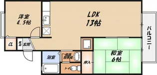 グレースハイムA棟【2階】の間取り