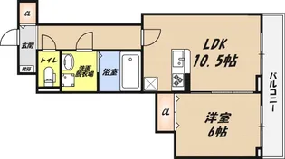 ユニゾン安満A棟の間取り