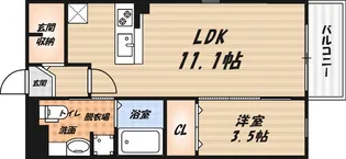 エヴァーハイム【1階】の間取り