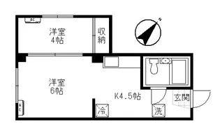 パルメゾン【103号室】の間取り