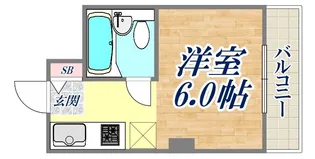 1Rの間取り画像