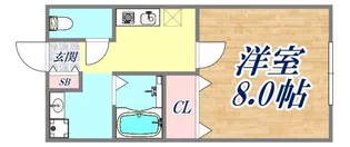 1Kの間取り画像