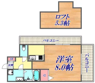 サンシャインレジデンス【2階】の間取り