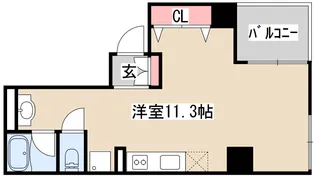 スタイヘン神戸【4階】の間取り