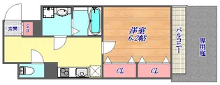 マリス神戸【2階】の間取り