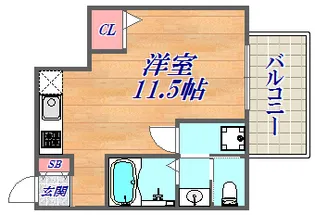 ワコーレヴィータ下沢通り【7階】の間取り