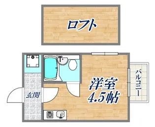 上沢ハイツ【2階】の間取り
