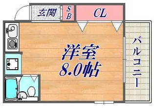 エル楠【2階】の間取り