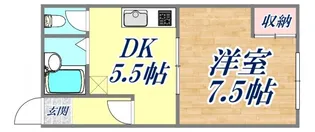 風早ビル【2階】の間取り