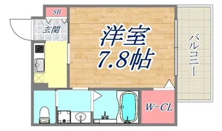 ワコーレヴィアーノ須磨行幸町【2階】の間取り