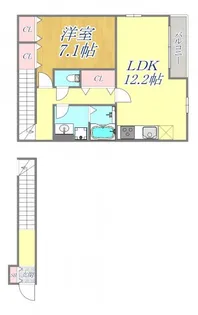 リブリ・長尾【2階】の間取り