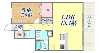 ブルーミンメドー本山【2階】の間取り