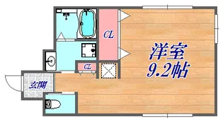 サンビレッジ中山手【2階】の間取り