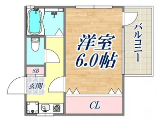 ハイツセブン【2階】の間取り