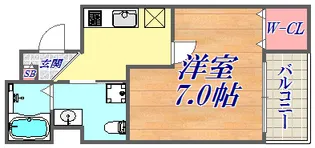 ルアナ新神戸【3階】の間取り