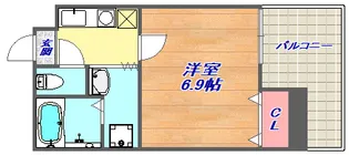 マグノリアパレス【4階】の間取り
