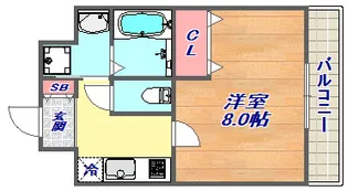 フローレンス甲南町【3階】の間取り