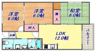 リアライズ高尾【5階】の間取り
