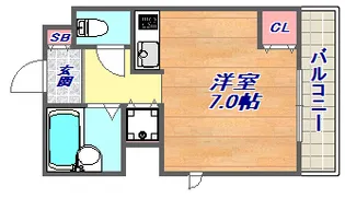 ジュネス本山【2階】の間取り