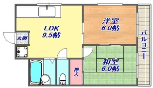 甲南ビル【2階】の間取り