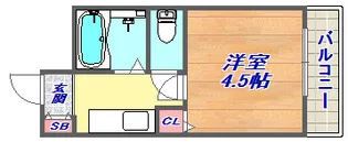 ビューライフ魚崎【2階】の間取り