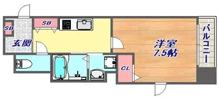 クラシェス北青木【1階】の間取り