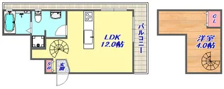 甲南オーキッド【4階】の間取り