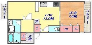 ライオンズマンション本山第5【2階】の間取り