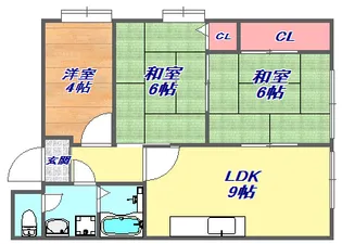 モンテメール六甲【501号室】の間取り