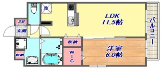 ブルーメ本山【1階】の間取り