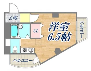 ヒルズ六甲【4階】の間取り