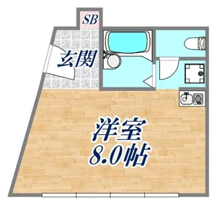 生田電設会館【2階】の間取り