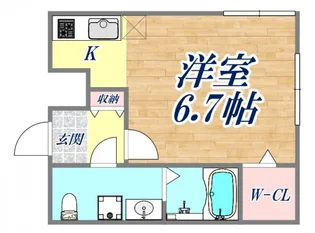エビラ須磨【2階】の間取り