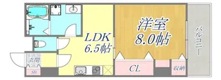 ウィスティリアコート神戸2【4階】の間取り
