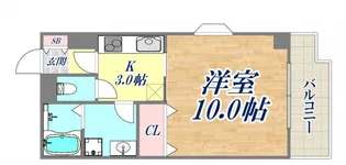 ウィスティリアコート神戸2【5階】の間取り