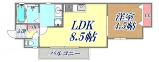 ヤーナパレス ノース【2階】の間取り