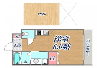 ヴィアノ山下町アスティオン【2階】の間取り