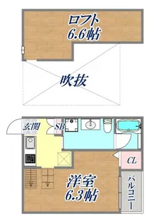 パロアルト3【1階】の間取り