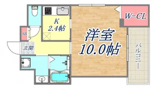 ソレイユ清元【2階】の間取り