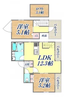 グルーブメゾン8の間取り