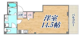 A-EAST新長田【3階】の間取り