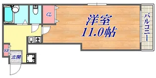 アメニティ大倉山【1階】の間取り
